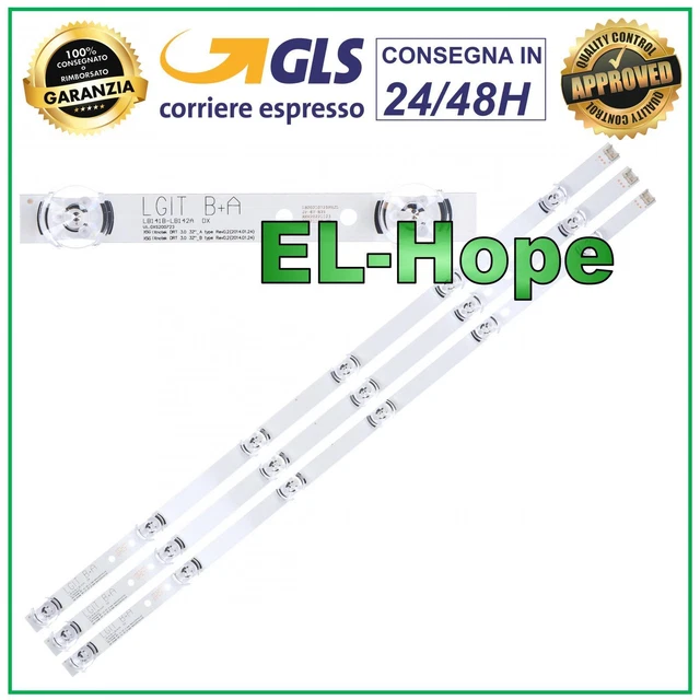 KIT 14 BARRE STRIP LED PER TV 40" SAMSUNG UE40F6200 / UE40F6350A - Foto 7