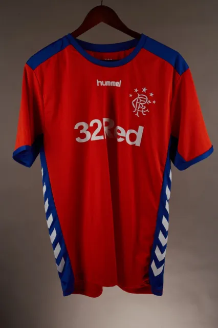 Glasgow Rangers 2018 Original Football Shirt Jersey Hummel Size Xl