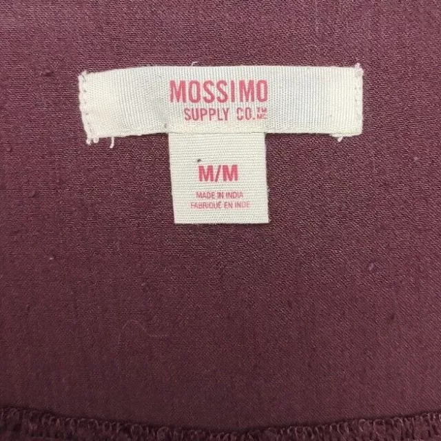 Mossimo Supply Co Womens Embroidered Size Medium Shirt Aztec Gauze 3