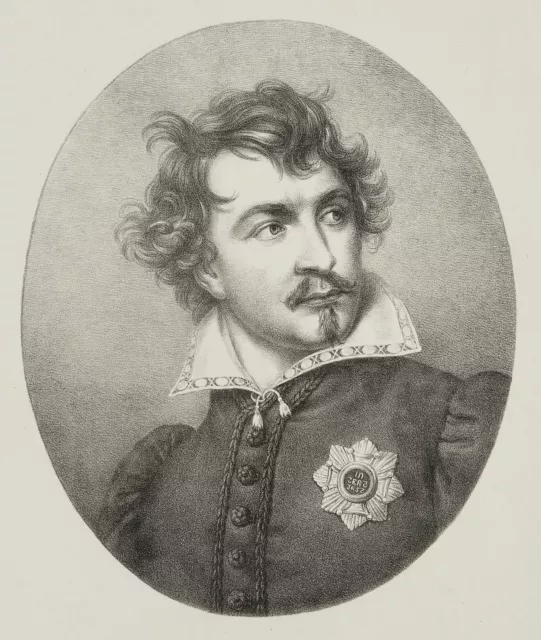 Nach STIELER (*1781), Ludwig  I. (1786-1868), König Bayern, um 1810, Lith.