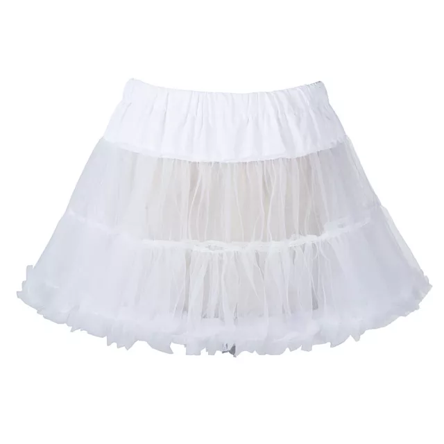 18" 50s Retro Underskirt Swing Vintage Mini Petticoat Fancy Net Skirt