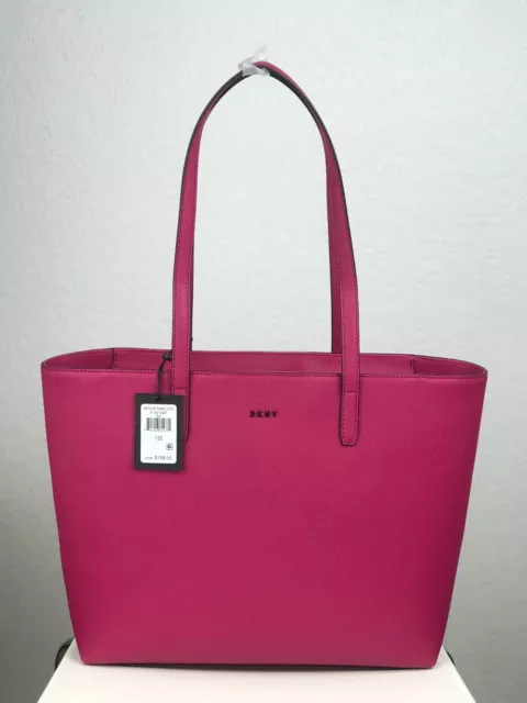 NWT DKNY BRYANT PARK  Raspberry PINK TOTE SHOULDER BAG PURSE LARGE NWT MSRP $198