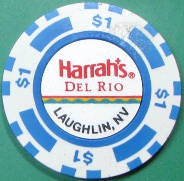 $1 Casino Chip. Harrahs Del Rio, Laughlin, NV. Y66.