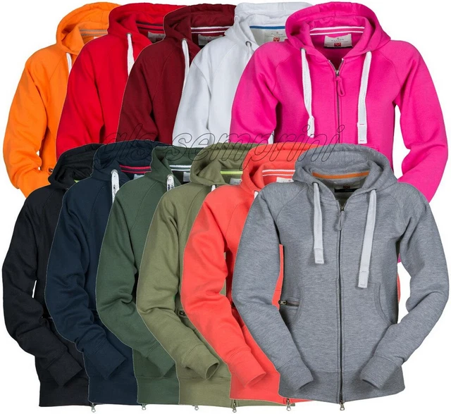 Felpa Con Cappuccio Zip Lunga Payper Dallas+ Lady Maglia In Cotone Donna