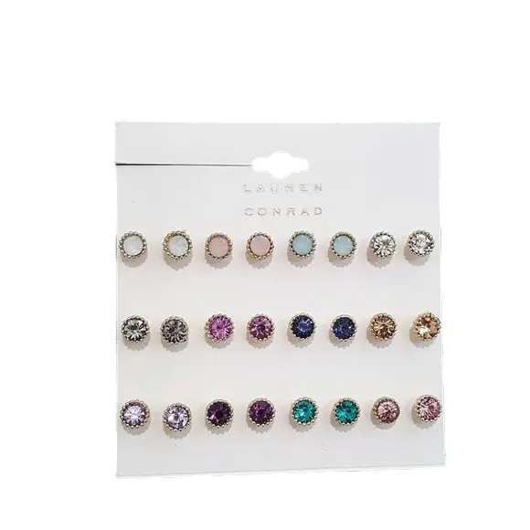 Lc Lauren Conrad Gold Plated 12 Stud Earrings