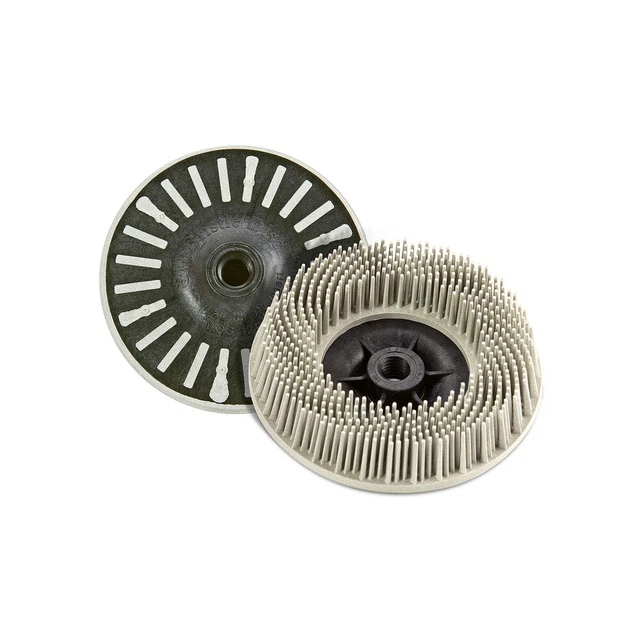 3M Bristle Disc con rosca M14 115mm, P120, blanco 24539