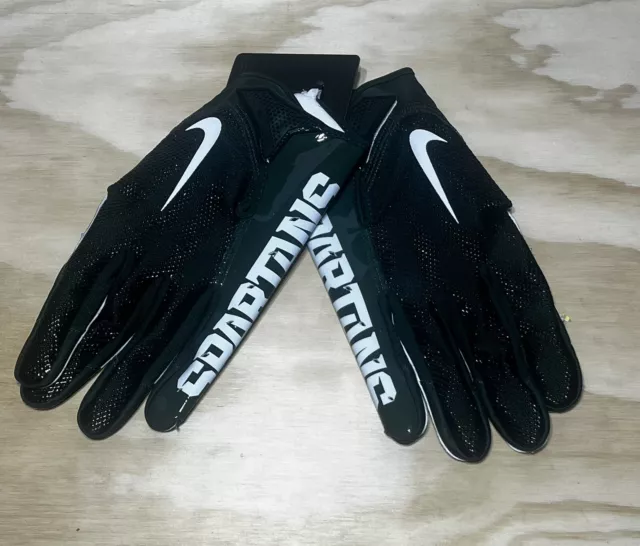 Nike Michigan State Spartans Nike Vapor Jet Football Gloves Sz 4XL Green