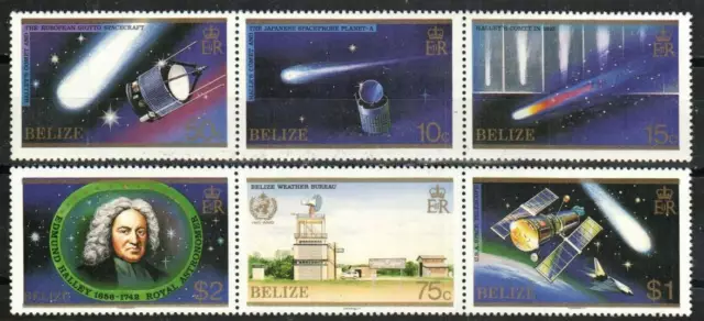 Belize Stamp 812-813  - Halley's Comet