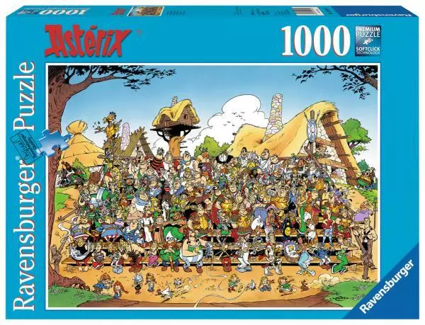 1000 Teile Ravensburger Puzzle Asterix Familienfoto 15434