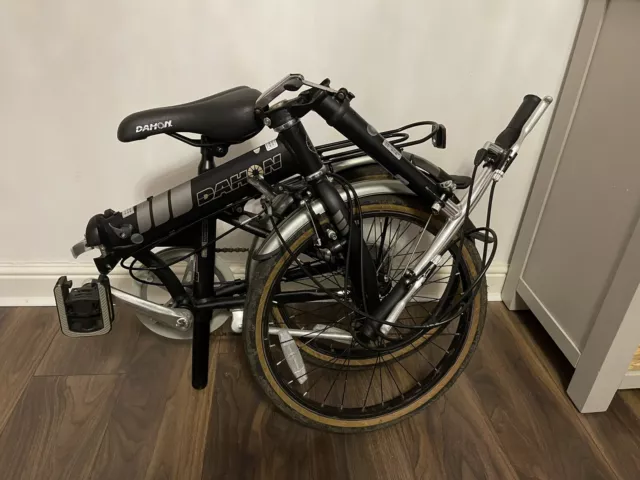 DAHON VITESSE ALUMINIUM 7005 Folding Bike 5 Speed HUB gear Matt Black 150.00 PicClick UK