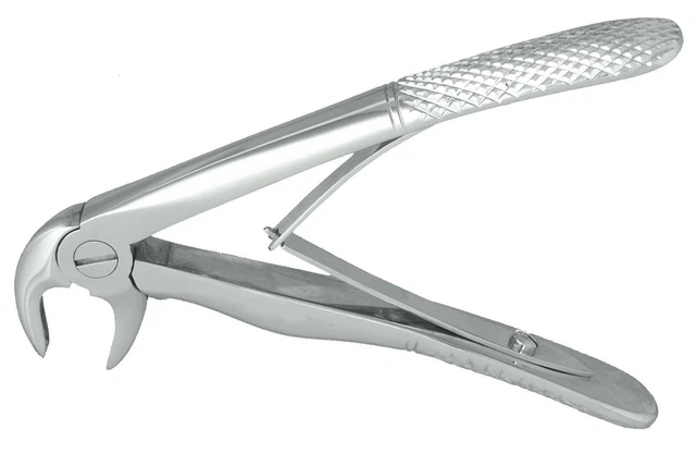 Nordent Extraction Forceps, Lower Roots Pedodontic English Pattern #7