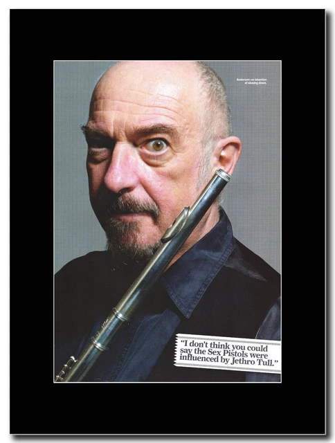 JETHRO TULL - Ian Anderson - Matted Mounted Magazine Artwork EUR 24,05 ...