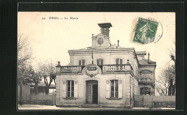 CPA Deuil, La Mairie 1911