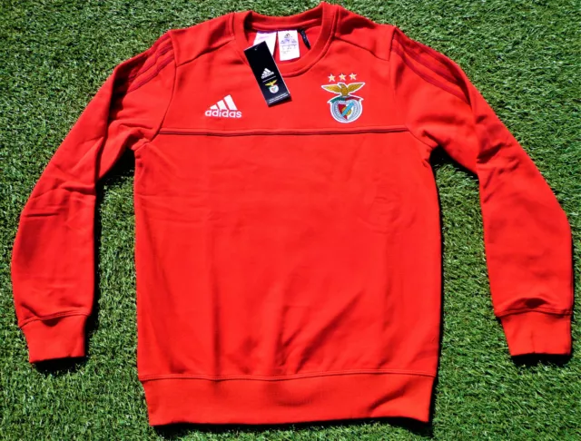 Benfica Lissabon Sweater Top + Größe 164 + NEU ADIDAS Kinder Kids SLB + BK4789 +