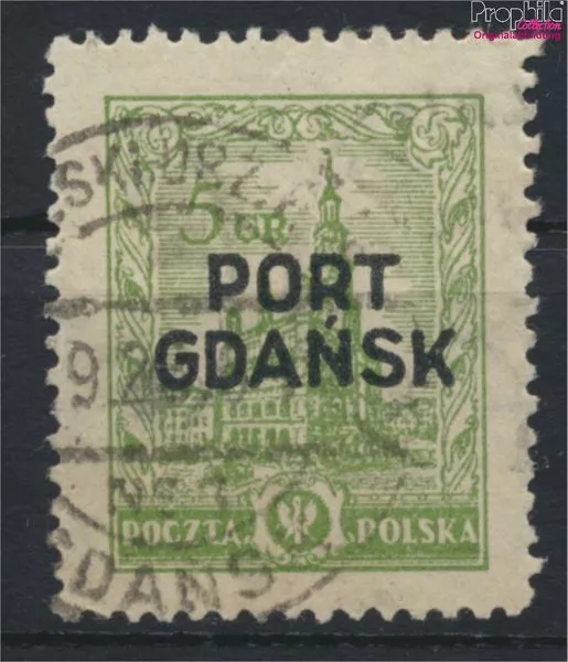 Briefmarken Polnische Post Danzig 1926 Mi 12 gestempelt (9975618