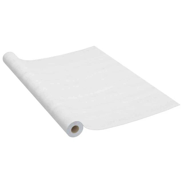 SELFADHESIVE FURNITURE FILM White Wood 500x90 cm PVC £31.67 PicClick UK