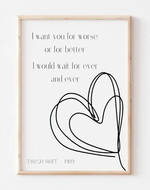 TAYLOR SWIFT POSTER Taylor Swift 1989 Song Lyric Print Wall Art Poster taylor-swift-poster-taylor-swift-1989-song-lyric-print-wall-art-poster