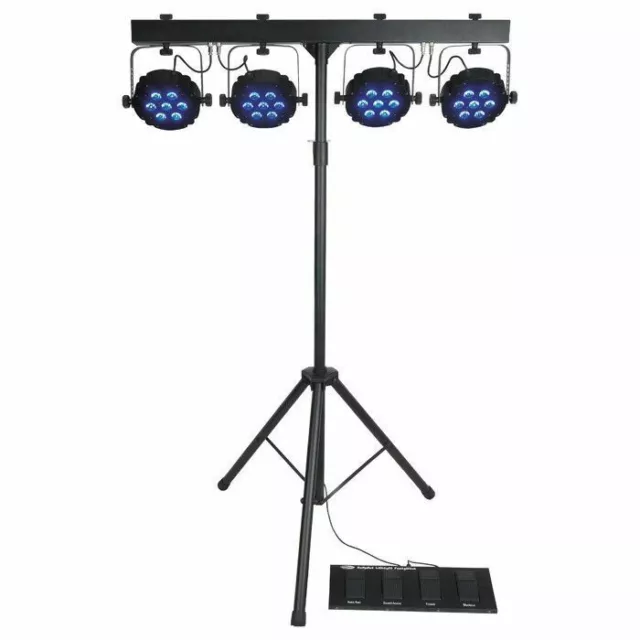 Showtec Compact Power Lightset MK2  4x je 7x 3Watt Multichip LEDs