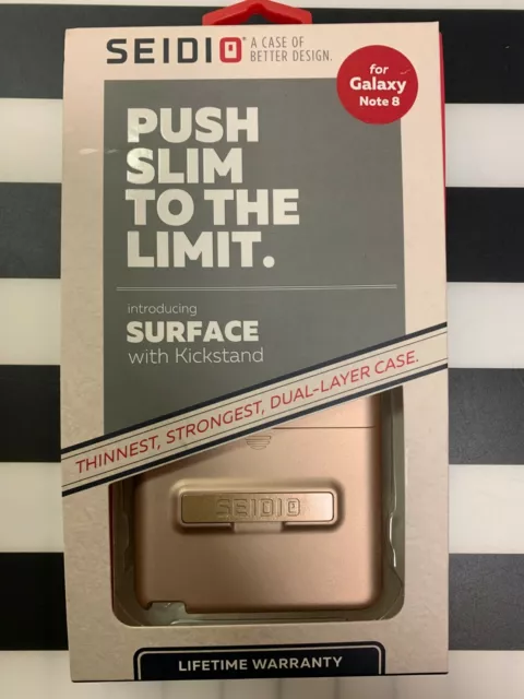 SEIDIO SURFACE with Kickstand - Samsung NOTE 8 Gold/Black  *N*E*W*