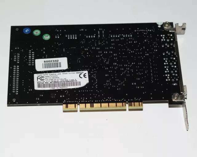 Creative Labs Sound Blaster Audigy 2 7.1 Audio Sound Card Sb0240 3