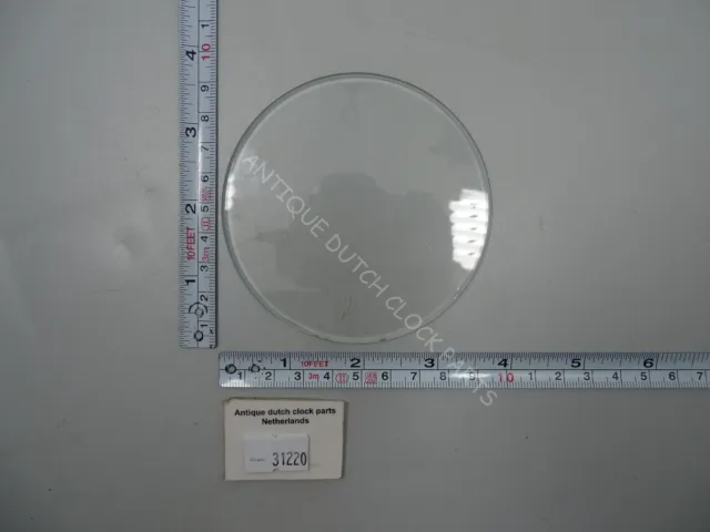 Flat Round Glass With A Beveled Edge Ø 3 5/8″ Or 9,1 Cm