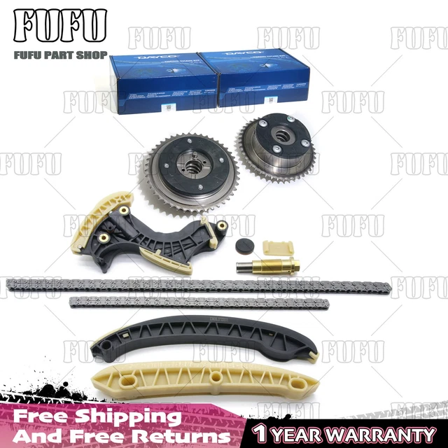 W203 Timing Chain Rails DAYCO ENGINE TIMING Chain Kit for Mercedes C230 W203 L4 1.8L M271 2003 ...