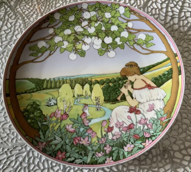 WANDTELLER &amp;VIER JAHRESZEITEN&amp; von Heinrich/ Villeroy&amp;Boch - - ca.25cm ...