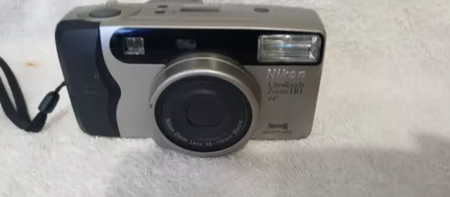 Nikon Lite Touch Zoom 110 AF 35mm Film Point and Shoot Camera, UNTESTED