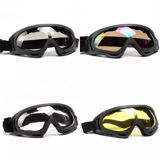 Safety Goggles Eye Protective Over Glasses Concealer Clear AntiFog Dust*.AU