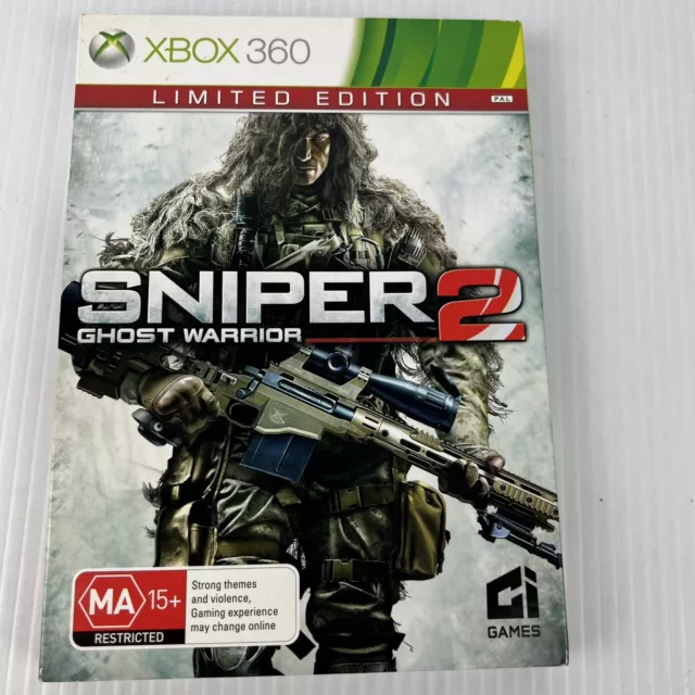 Sniper 2: Ghost Warrior - Steelbook Edition (Xbox 360, 2013) - PAL - Complete