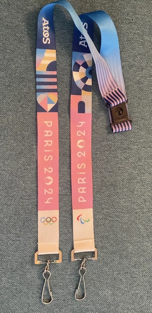 Tour De Cou Officiel Jeux Olympiques Paris 2024 - Lanyard NEUF