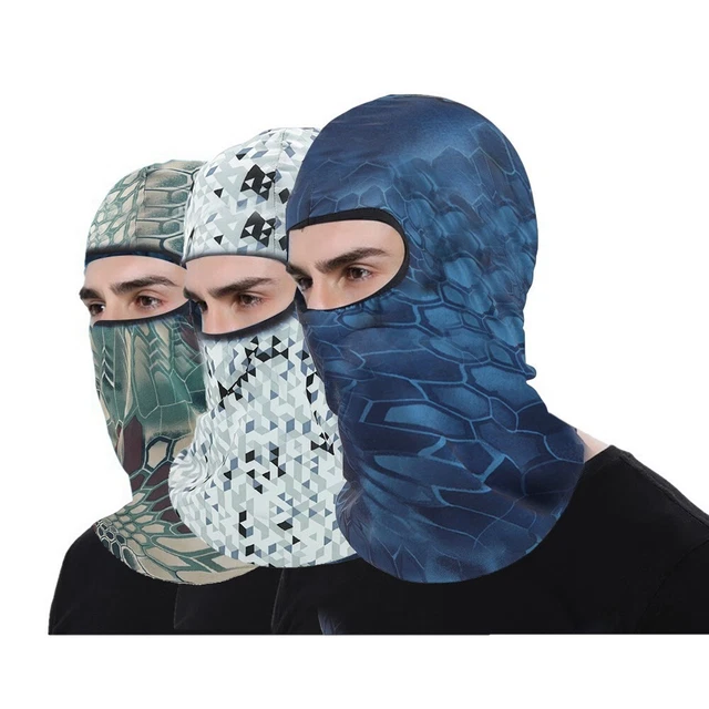 Bandana moto à capuche balaclava multidirectionnelle pour aventures en plein ai
