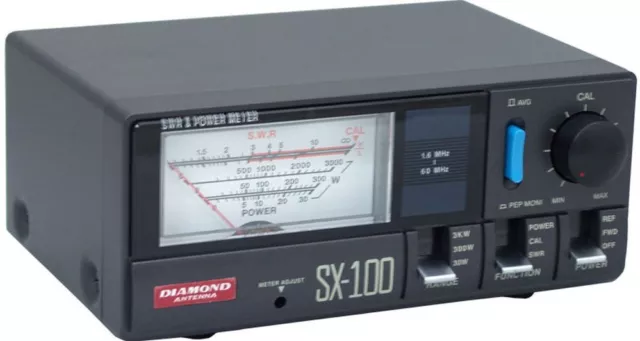 Rosmetro/Wattmetro SX-100 Diamond -1,6-60 MHz 30/300/3000 Watt