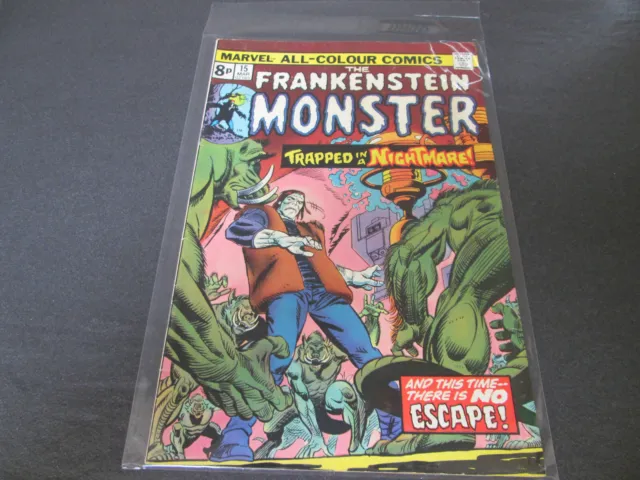 Marvel Comics The Frankenstein Monster  No 15 Mar 1974