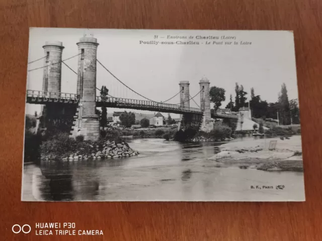 CPA - 42 - POUILLY-SOUS-CHARLIEU - Le Pont sur la Loire