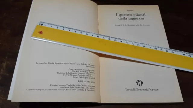 LIBRO:I QUATTRO PILASTRI DELLA SAGGEZZA 1992  di Buddha (Autore) 2