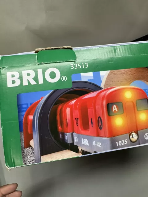 Brio Wooden Metro Railway Set 33513 VTG Complete 2