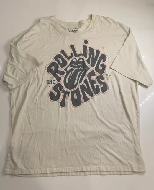 The Rolling Stones 3XL Unisex T Shirt American Eagle Band Mick Jagger Rock Music