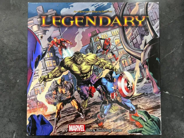 Marvel Legendary Base Game+Secret war+Dark City+Fantastic 4+Guardians Sleeved!
