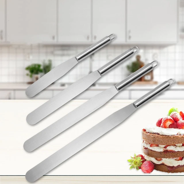 Spatola per torta crema per torta spatola acciaio inox per decorazione