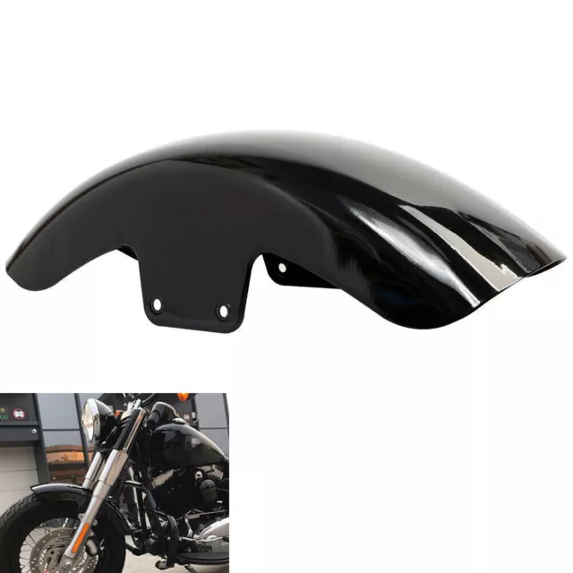 Motorcycle Gloss Black Front Fender For Harley Softail Slim FLS 2012-2017 2016