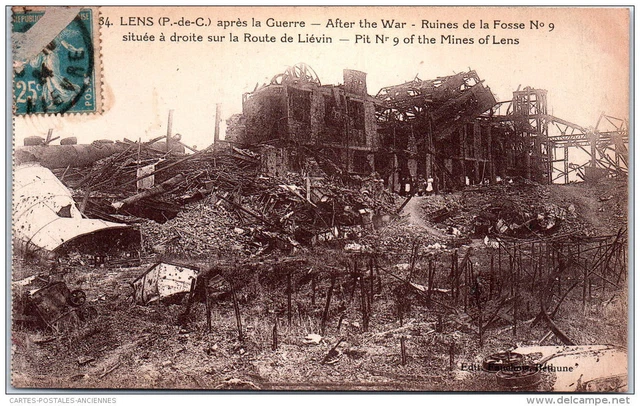 62 LENS - ruines de la fosse n�9