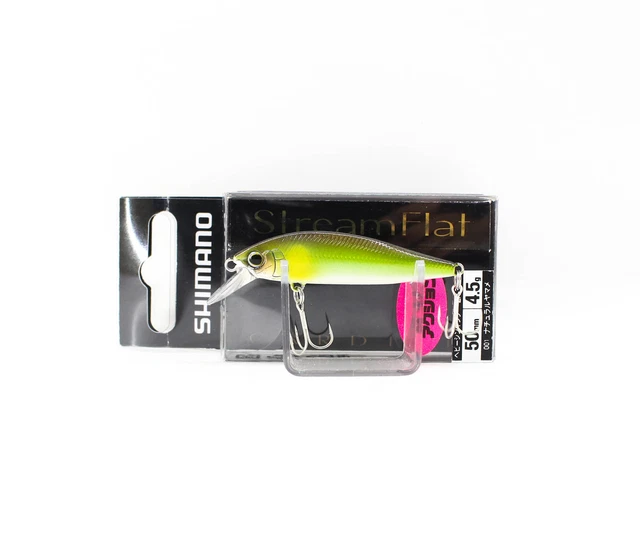 Leurres De Pêche Shimano Cardiff Stream Flat 65ES - 65mm, 9.2g, Coloris Rainbow