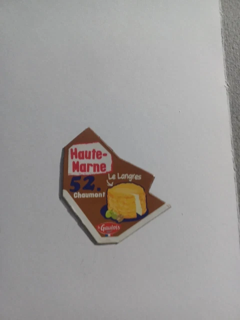 ANCIEN MAGNET Le Gaulois Carte De France N° 52 Haute-Marne EUR 1,10