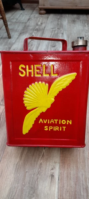 Shell Aviation Spirit Petrol Can