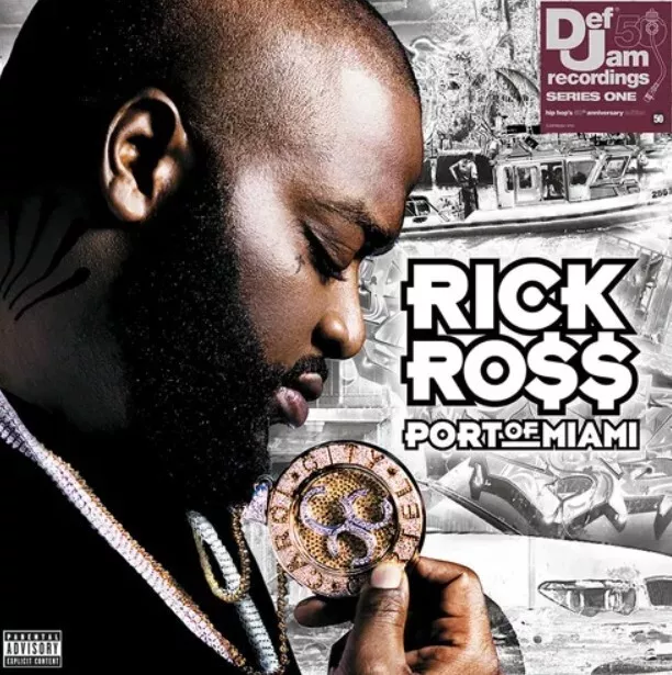 Rick Ross PORT OF MIAMI Limited Edition NEW BURGUNDY COLORED VINYL RECORD 2 LP