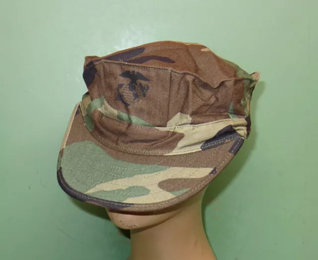MILITARY ISSUE CAP Adult Small Brown Camoflauge Utility Type II Marine  Corps Hat £17.95 - PicClick UK
