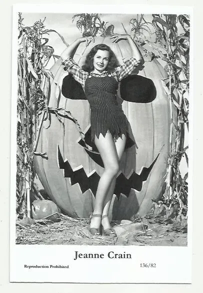 (Bx15) Jeanne Crain Swiftsure Photo Postcard (136/82) Filmstar  Pin Up
