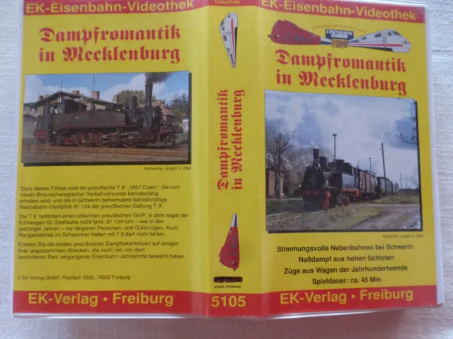 EK-Eisenbahn-Videothek Eisenbahn-Video-Kurier 5105 DampfromantikMecklenburg Neu!