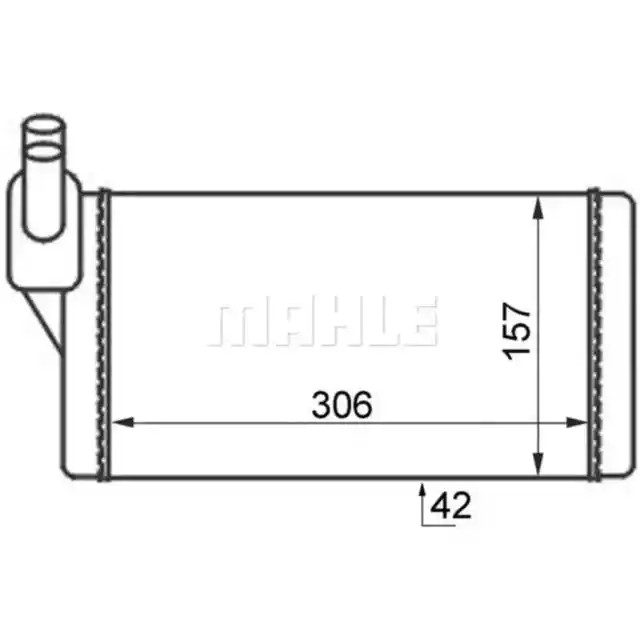 Wärmetauscher Innenraumheizung MAHLE AH 47 000S für VW Transporter T4